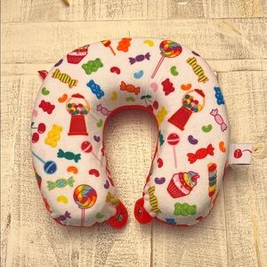 Colorful Candy-Themed Kids Neck Pillow